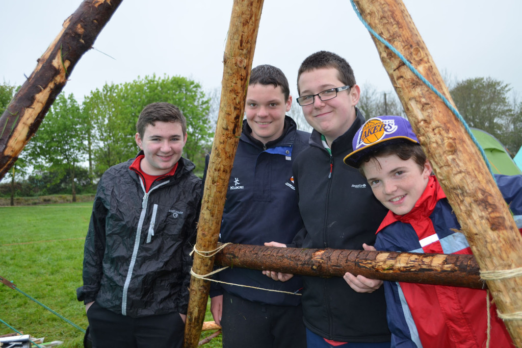 AGHEDA SCOUTS AT COIS LAOI SHIELD